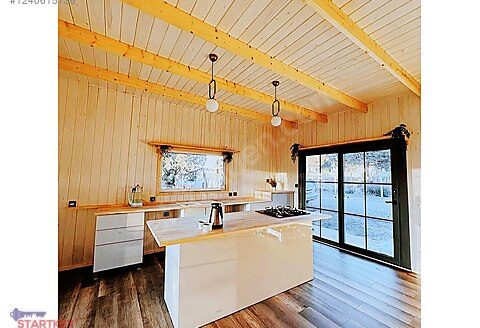 Menderes Küner’de 500 m2 Arsa İçinde 80m2 Ahşap Satılık Ev