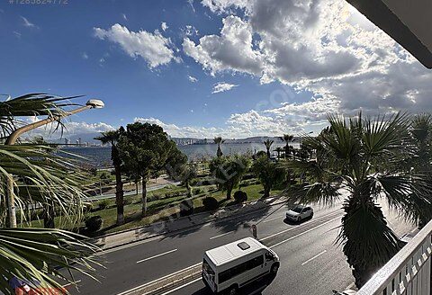 Karşıyaka Yalıda 3+1 Kiralık Deniz Manzaralı Bakımlı Asansörlü